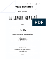 MONREALE, Francisco. Método Práctico para Aprender La Lengua Guarani. Corrientes, Colegio Argentino, 1925 PDF