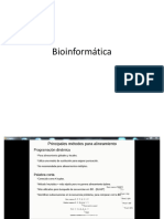 Bioinformática Clase 3 Resumen