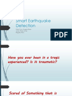 Smart Earthquake Detection: Dela Cruz, Angelo Brian Junio, Ruby Anne Regala, Rico