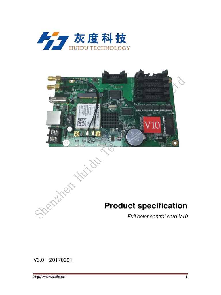 V10 Control Card Features Overview | PDF | Internet | Adobe Flash