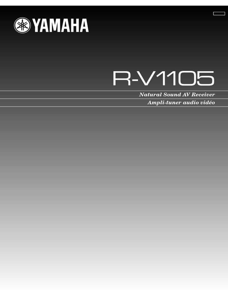 Yamaha R-V1105 | PDF | Business
