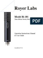 Royer Labs: Model R-101