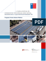 Guía de Buenas y Malas Prácticas de Instalaciones Fotovoltaicas Sobre Techo Anexo - Guía Checklist Pre-Fiscalización TE4