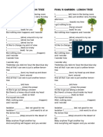 Song Worksheet: I Knew You Were Trouble (Simple Past)