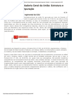 Módulo I - Controladoria Geral da União_ Estrutura e Instrumentos de Apuração_ Unidade 2 - A estrutura regimental da CGU