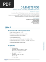 Apostila - 5 Ministérios (1)