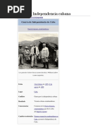 Guerra de Independencia Cubana