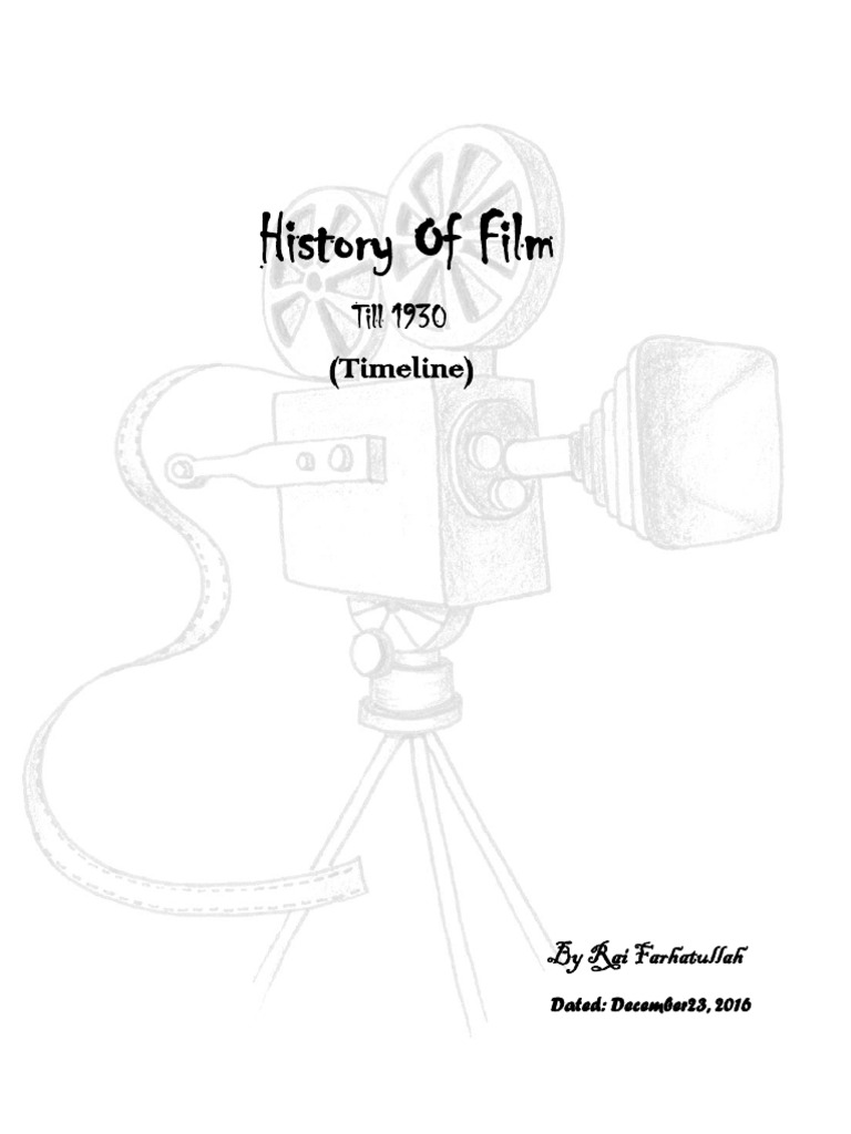 History of Film (Timeline) PDF PDF Leisure