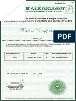 Bpp Contractor Certificate