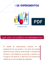 Diseño de Experimentos