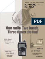 Amateur - IC-91AD Brochure PDF