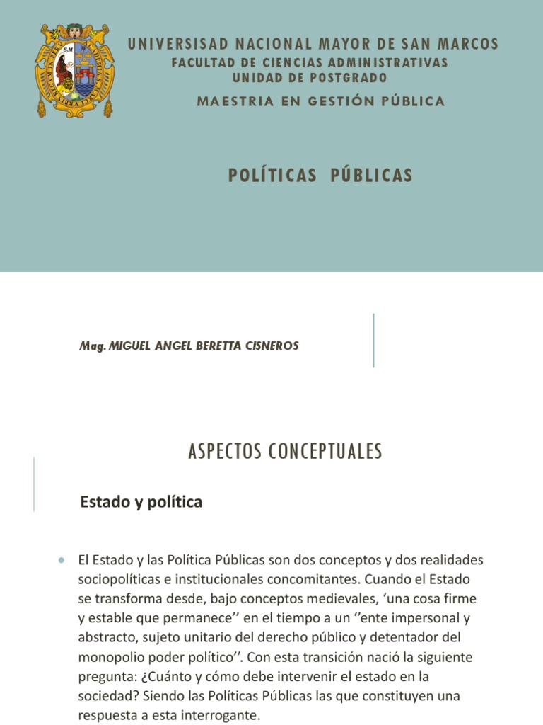 Análisis de Políticas Públicas | PDF | Estado (política) | Teoría