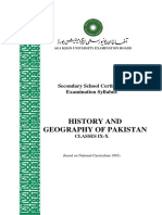 Hist Geography of Pakistan