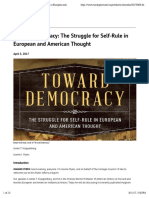 Toward Democracy