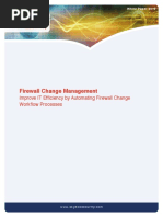 Firewall Change Management