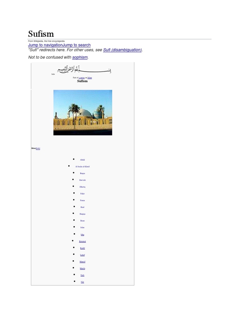 Sufism Pdf Sufism Sunni Islam