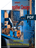 RF Amplifier Design: Johan Wernehag Electrical and Information Technology