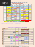 Extracted Pages From Aut Time Table 18 19