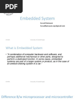 Embedded System: Fawad Humayun