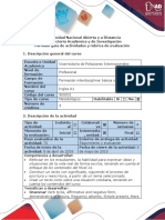 Guía de Actividades y Rubrica de Evaluación - Activity 3 Writing Task PDF