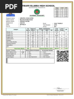 SIX A Mark Sheet