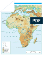 Mapa Fisico Africa