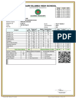 SEVEN Day D Mark Sheet