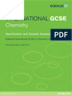 Specification and Sample Assessment Material: Edexcel International GCSE in Chemistry (4CH0)