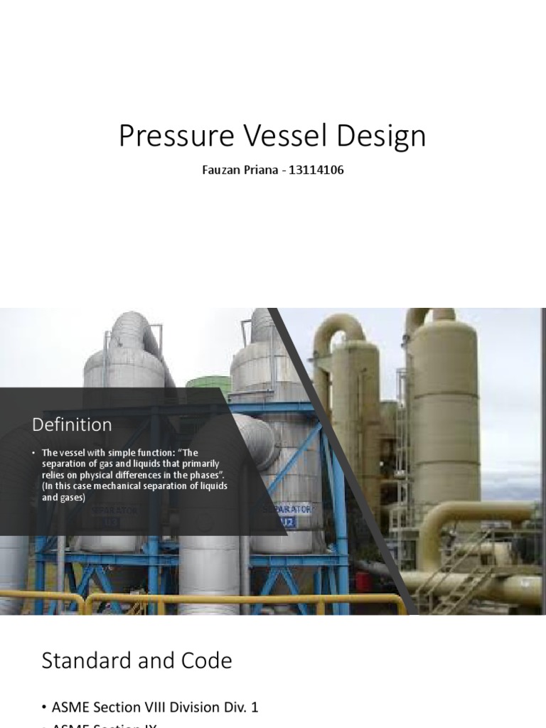 Pressure Vessel Design | PDF