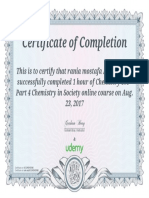 Udamy Certification