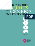 Indicadores Sociales y de Genero en Honduras
