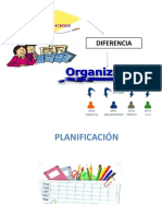 Diferencias Entre Organizacion y Planificacion