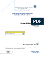 Contabilidad Superior: Departamento de Ciencias Empresariales