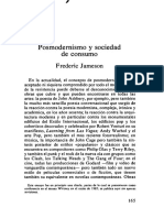 Posmodernismo y Sociedad de Consumo_Frederic Jameson