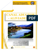 Canal Aductor - Aliviadero