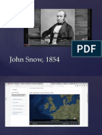 John Snow, 1854 História Da Medicina e Epidemiologia