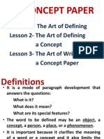 The Concept Paper
