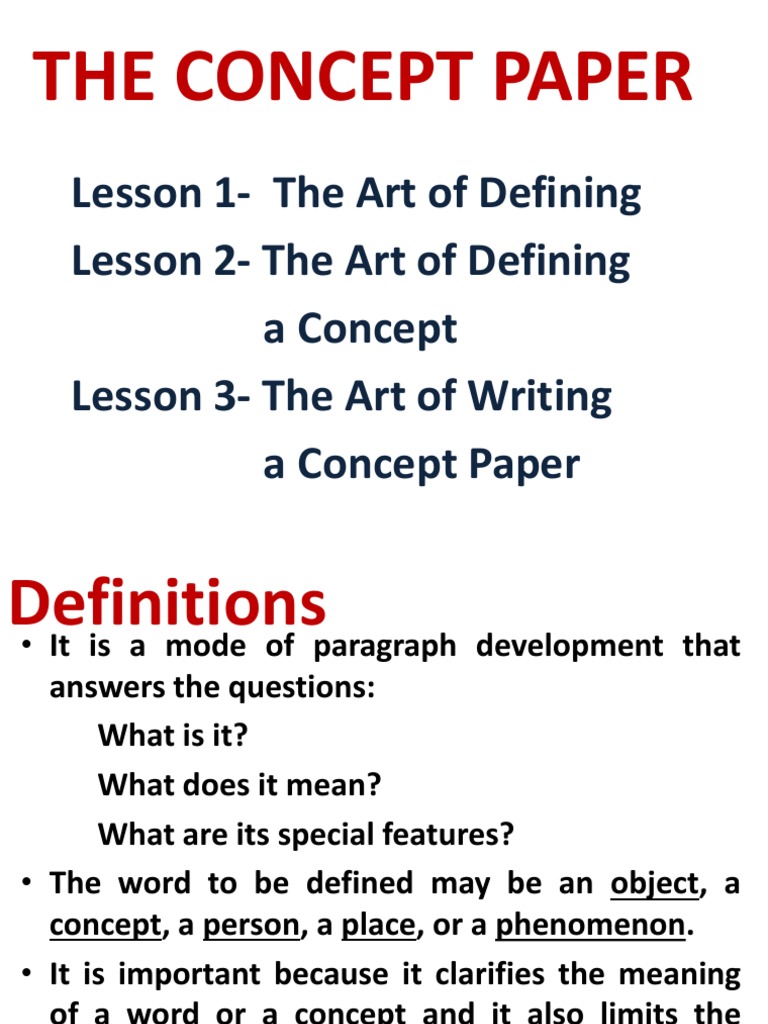 explain the concept of term paper