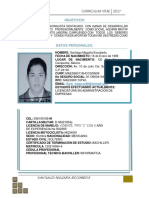 CV - Aux. en Administración de Empresas