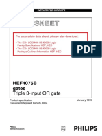 Cmos 4075 Triple or Gate