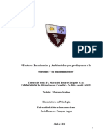 Tesis Factores Emocionales y Ambientales Que Predisponen Obesidad