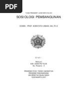 Download TUGAS SOSIOLOGI PEMBANGUNAN by Wahyuni Widigdo SN38294418 doc pdf