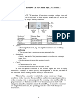 Unit Ibiasing of Discrete BJT and Mosfet