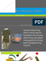 kagamitan sa pananahi sa kamay