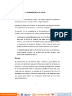 Deducciones y Demostraciones - Transferencia de Calor PDF