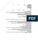 Characterization of Materials