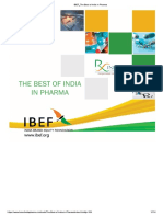 IBEF - The Best of India in Pharma PDF