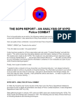 The Sop9 Report - An Analysis of Nypd Police COMBAT