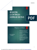 Mejora Continua-Herramientas