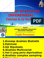 10.Konsep Statistik Inferensial (estimasi + uji hipotesis)